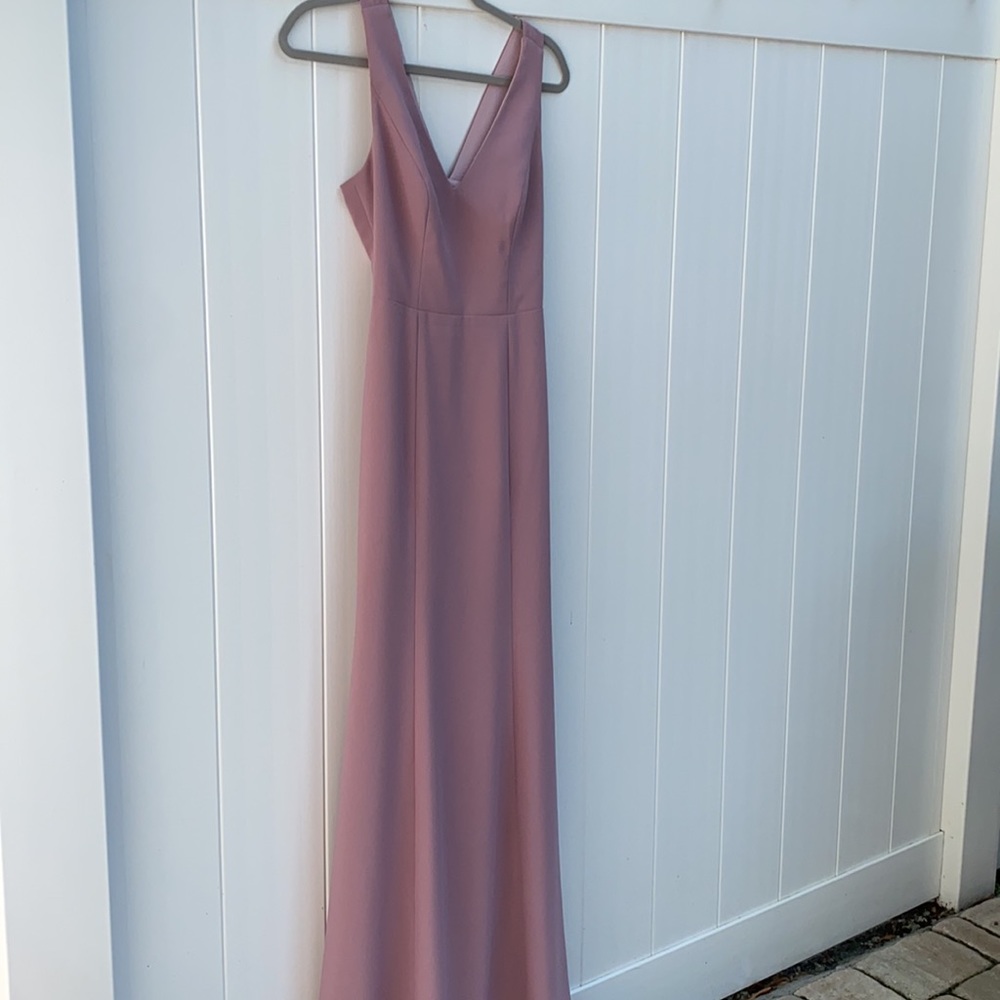 Dusty Rose Bella Bridesmaids Dress | Size 0 - Picture 3 of 6